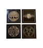 Pagan Wooden Coasters – Set of 4 with holder