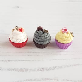 Biscuit topped cupcake necklace, Quirky, fun, handmade