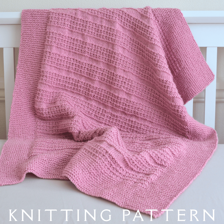 Baby Blanket Design 18 Knitting Pattern PDF Version By Email