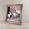 Behind the Fence! - Wooden 3D Laser Cut Picture 