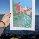 Dean Village A4 Print