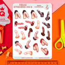 PENIS STICKERS SHEET vol 2