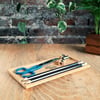 Compton Single Tray Solid Oak Desk Organiser - Pen Tray