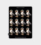 Funny Vinyl Sticker Sheet For Adults - Seagull - Image 1