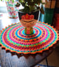 colourful crochet mandala doily - Image 10