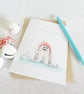 Winter Seal Christmas Card - Image 1