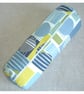 Bolster Cushion Cover 16"x6" Round Cylinder Neck Roll Pillow Blue Green Yellow - Image 6