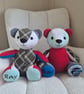 Custom Memory Bear from Baby Clothes, Adult Clothing or School Uniform - Image 4