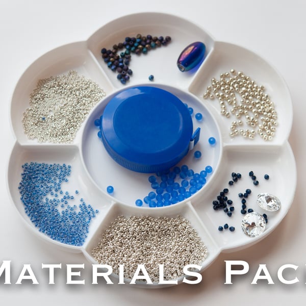 For Berenice - Materials Pack for Baroque TM Surround - Silver and Sky Blue 