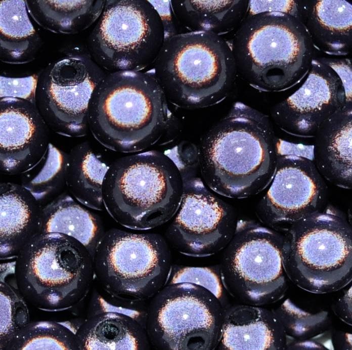 4-12 mm Black Illusion Miracle Acrylic beads for DIY Jewellery Making