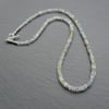 Beryl Gemstone Necklace Sterling Silver