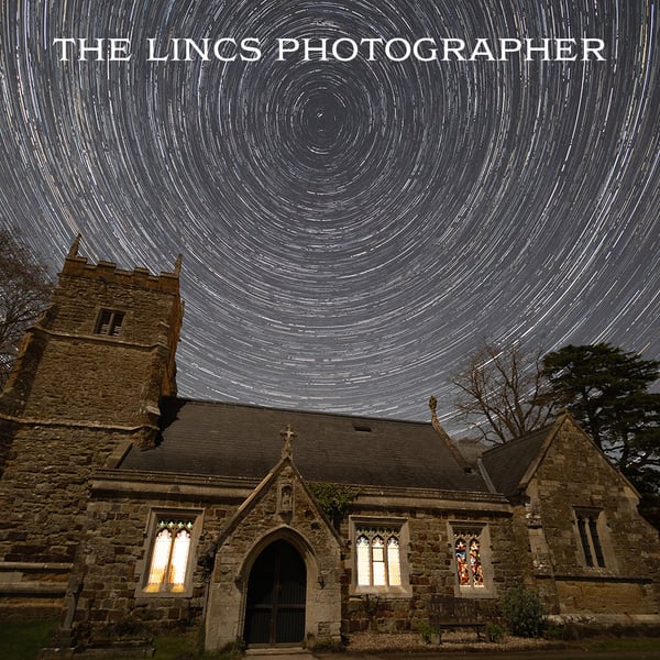 Star Trail Circles print