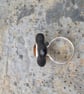 Silver ring with bogwood and citrine. - Image 4