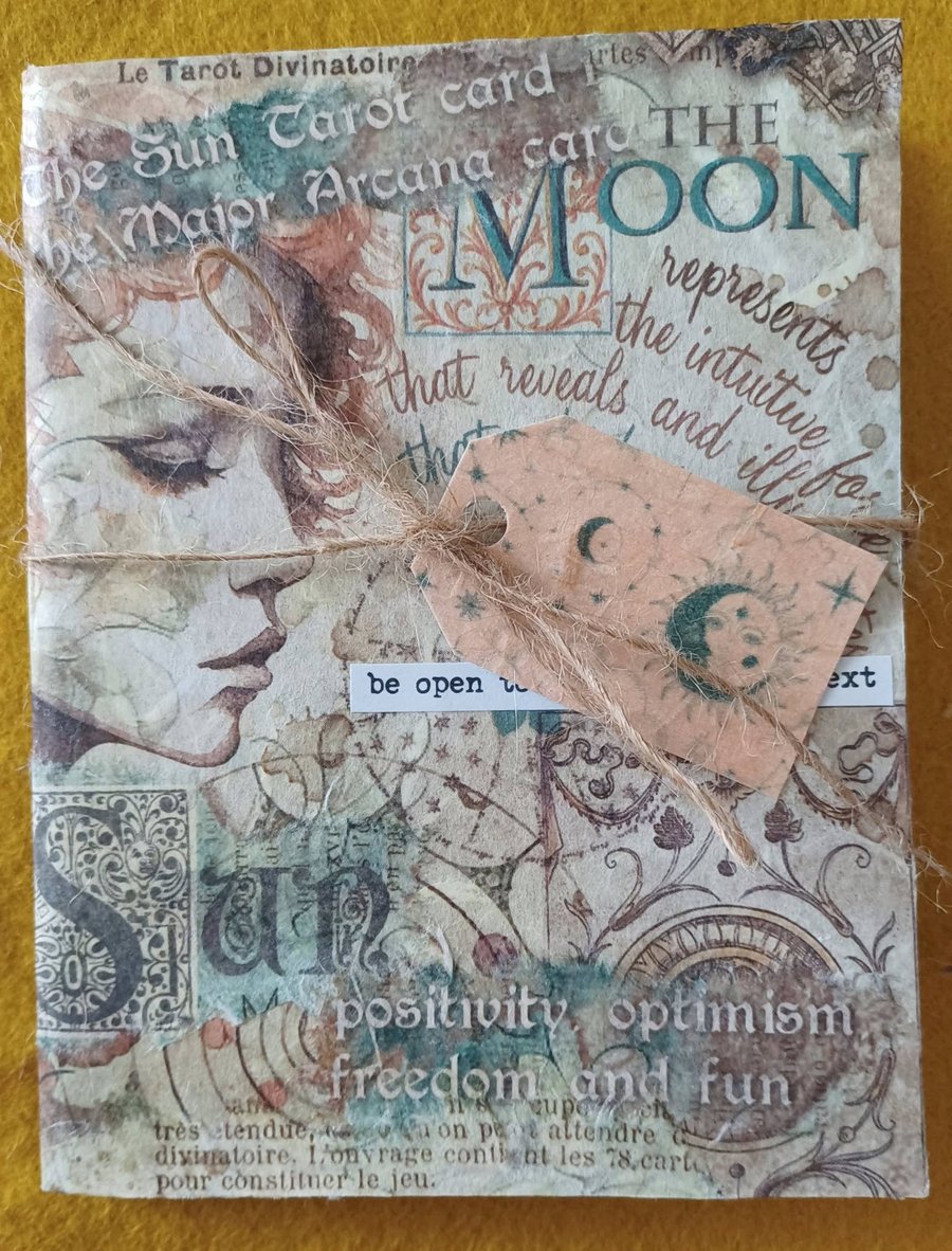 A6 Notebook Tarot Collage