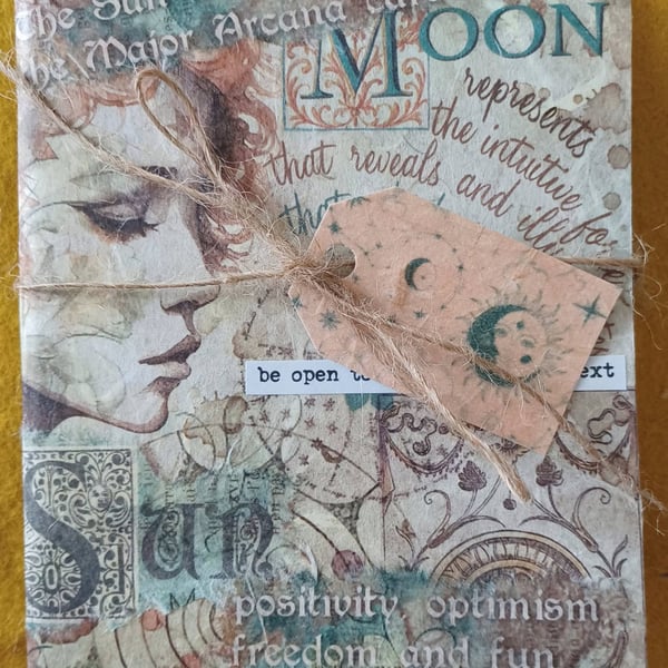 A6 Notebook Tarot Collage