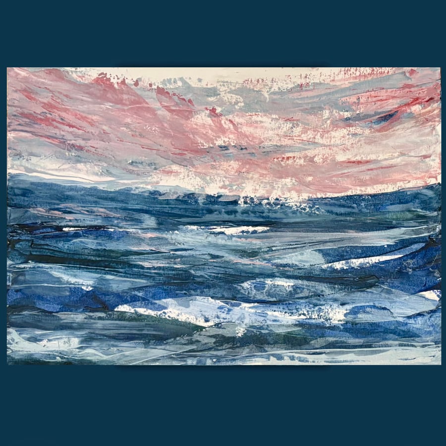 Perfectly Imperfect Original Seascape Painting - Sample 43