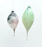 Blown Glass Green Bauble Decoration - Image 6