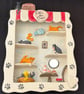 Cat cafe wall hanging