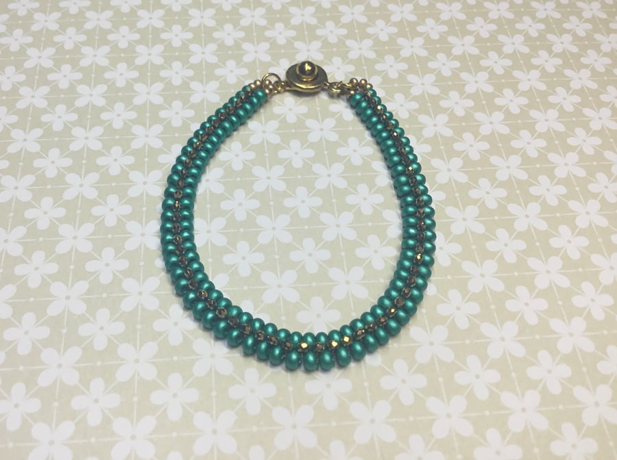 Pretty Green Stacker Bracelet