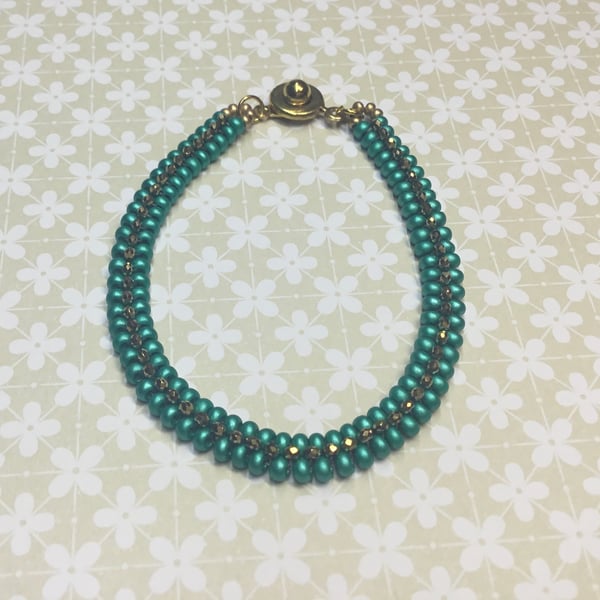 Pretty Green Stacker Bracelet
