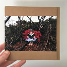 Little Fairy Photography Card, Reading In A Tree, Book Lover Card