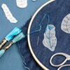 Large Stick and Stitch Designs: Dissolvable Patterns for Embroidery