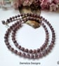 Designer African Raw Ruby Gemstone Sterling Silver Necklace - Image 3