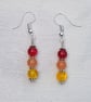 SALE - Gorgeous Red Spectrum Earrings No3  - Image 1