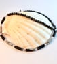 Picasso Jasper Necklace, Blue Chalcedony, Larvikite & Pyrite - Handmade In Devon - Image 7