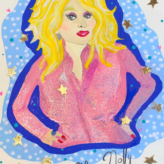 Original Dolly Parton Illustration