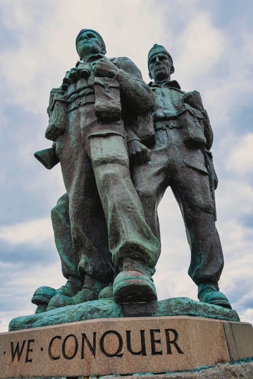 Commando memorial print