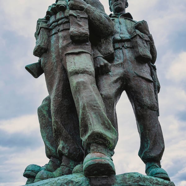 Commando memorial print