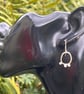  Silver Seed Pod Mismatched Dangle Earrings - Image 1