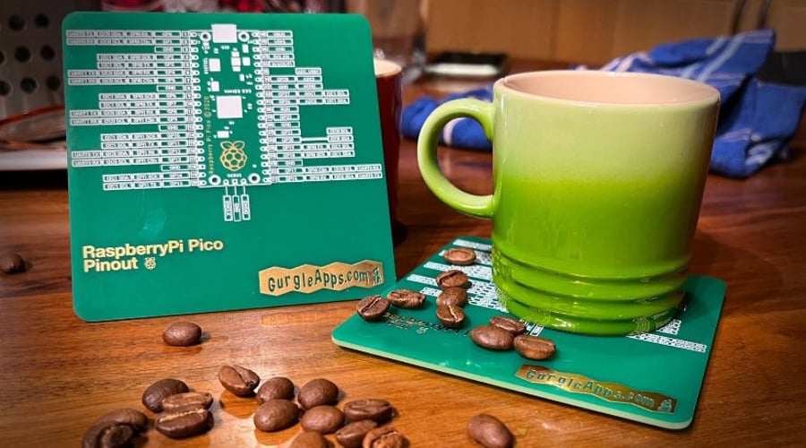 Bundle - VS Code Cheat Sheet Coaster and RaspberryPi Pico Coaster