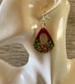 Geometric wood earrings - Image 4