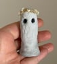 Cream Spun Cotton Woodland Floral Ghost - Image 8