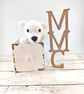 Crochet Polar Bear Amigurumi: Small Cuddly Plush Toy