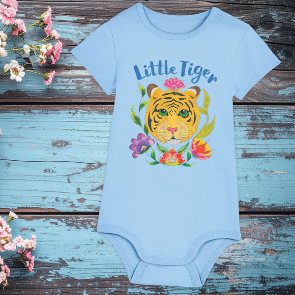 Tiger Babygrow – Blue