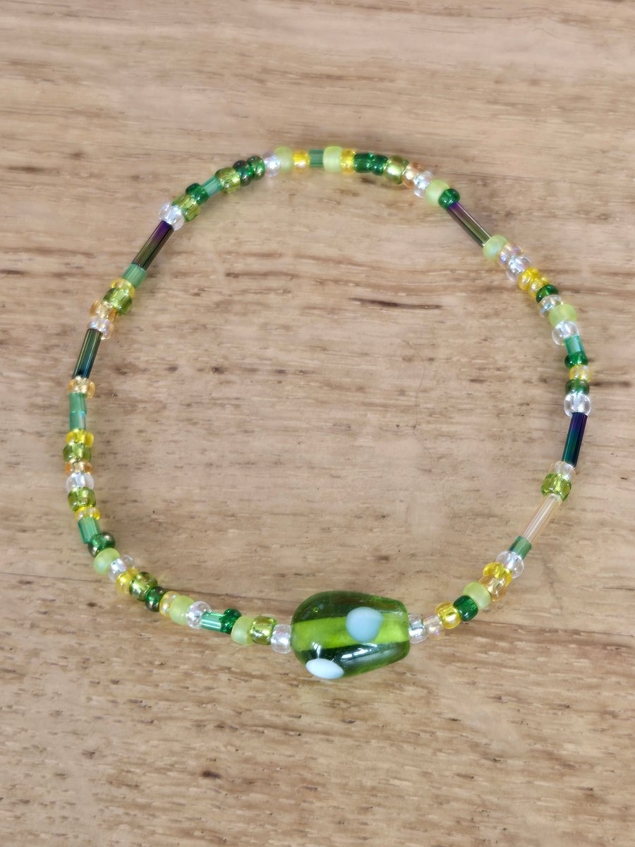 Stretch bead bracelet, Seed bead bracelet, elastic bracelet