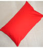 Red Tempur Travel Pillow Cover 16"x10" 16x10 Bright Red Pillowcase