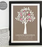 Personalised Grandparent Family Print, gift for grandad, granny, nanny - Image 1