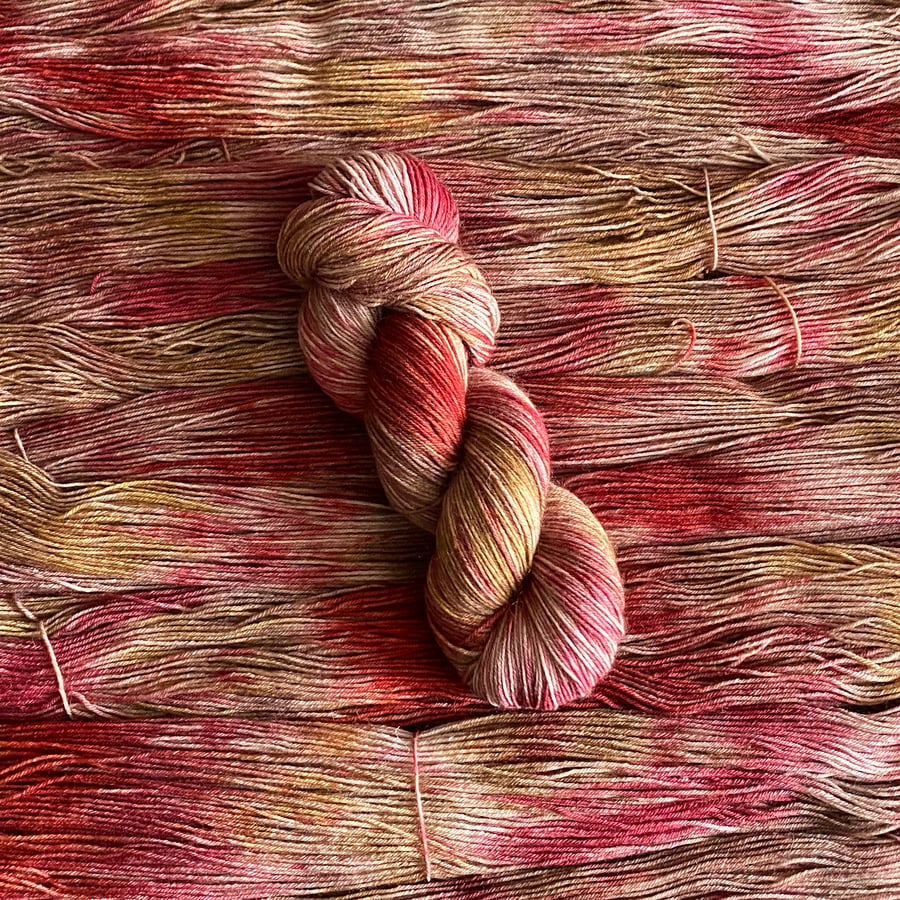 CLEARANCE: Hand Dyed Yarn, 4ply Merino Nylon.