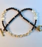 Citrine And Gold Sheen Obsidian Necklace - Handmade In Devon - Image 5