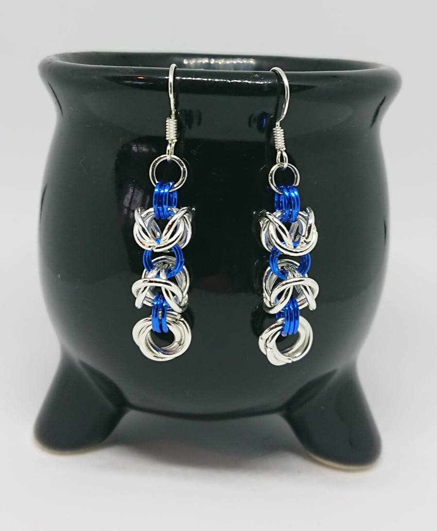 Byzantine dangle earrings