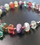 Moonflower Bracelet with Hand Wrapped Charms - Image 4