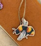 Wooden Bumblebee Mini Decoration 