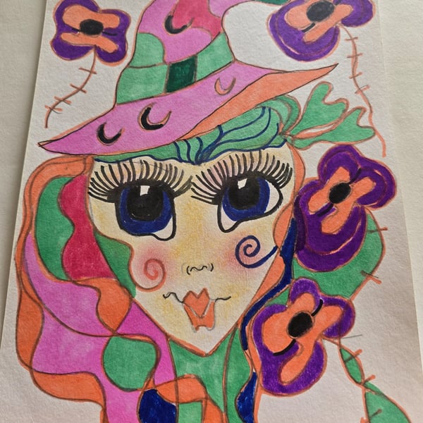 Fairy Witch Drawing 