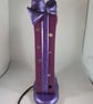 Purple Glittery Ceramic Present Parcel Table Lamp Light Ornament Decoration. - Image 4