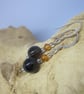 Smokey Quartz & Austrian Crystal Earrings  - Image 2
