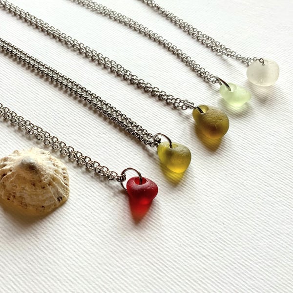 Simple Seaglass Pendants